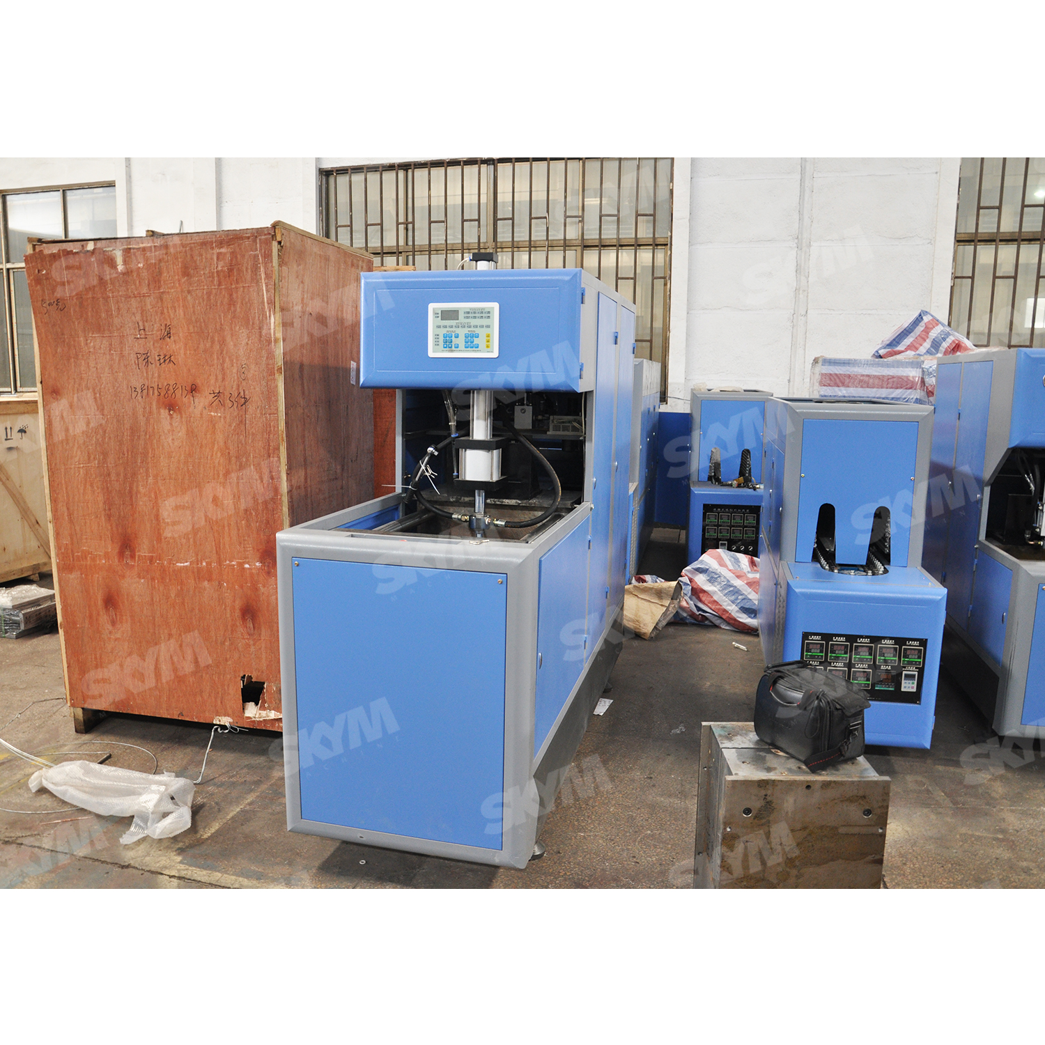 Semi-auto One Blowers One Heater Plastic Bottle Blow Molding Machine
