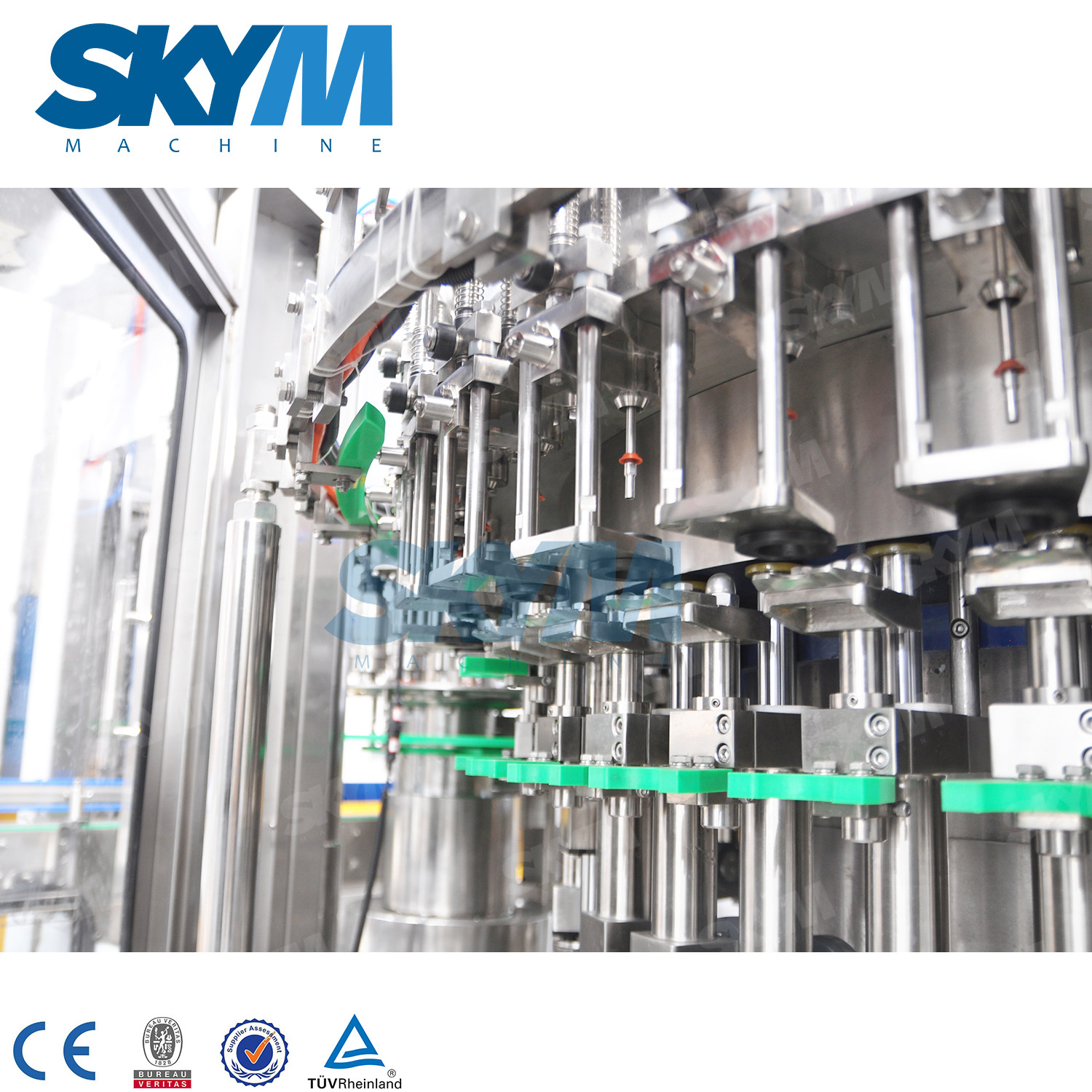 40 Heads Carbonated Drink PET Bottle Filling Machine