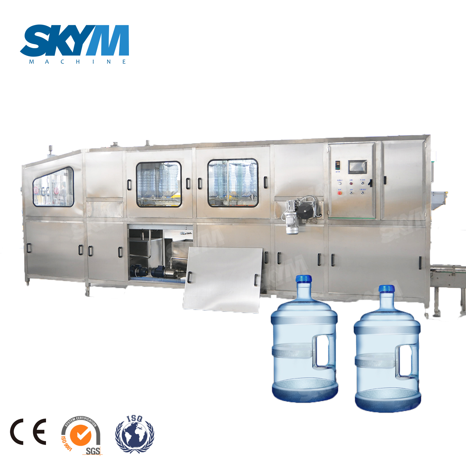 Automatic 5 Gallon 20L Bottle Barrel Water Washing Filling Capping Machine 