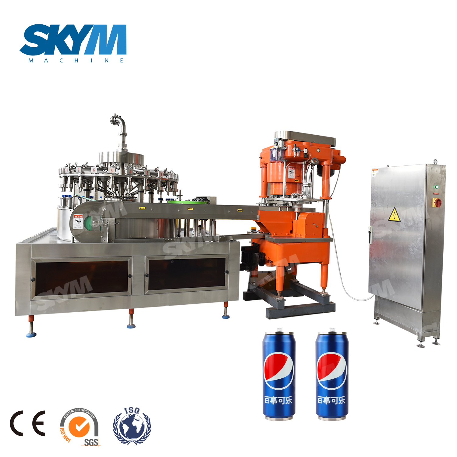 Soda Soft Drink Jerrycan Aluminum Can Filling Machine